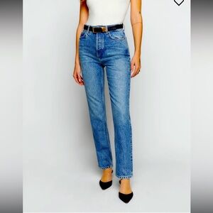 Reformation Cynthia High Rise Straight Jeans size 27
